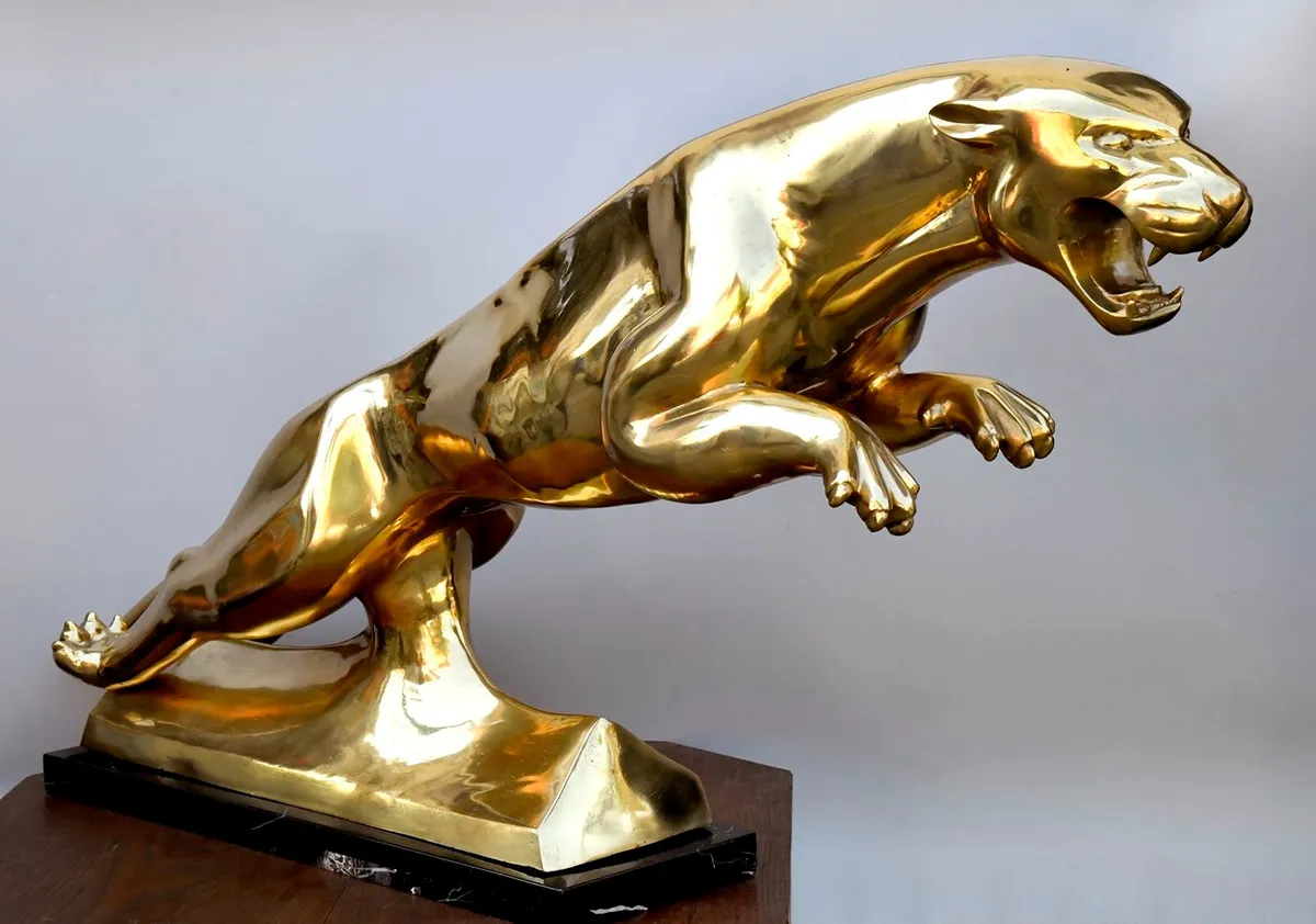 Velká plastika "Jaguár"/"The Leaper" - 145 cm, 54 kg